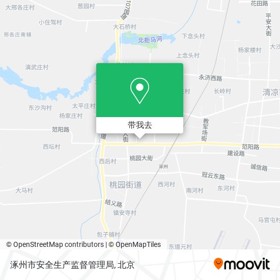涿州市安全生产监督管理局地图
