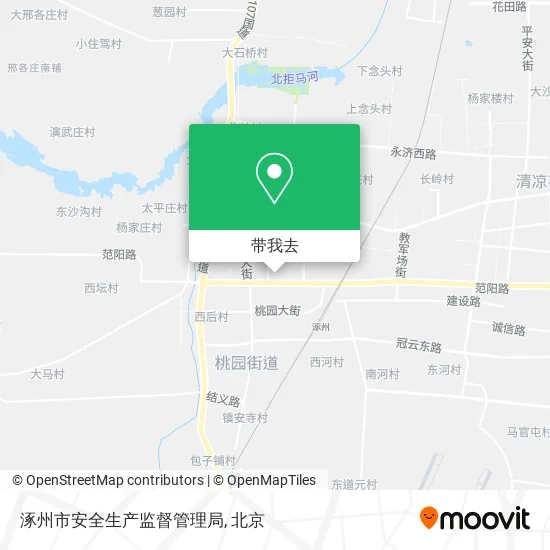 涿州市安全生产监督管理局地图
