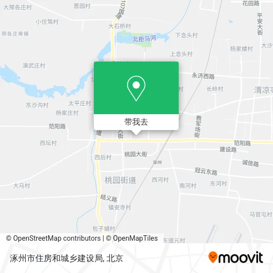 涿州市住房和城乡建设局地图