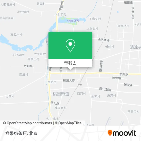 鲜果奶茶店地图