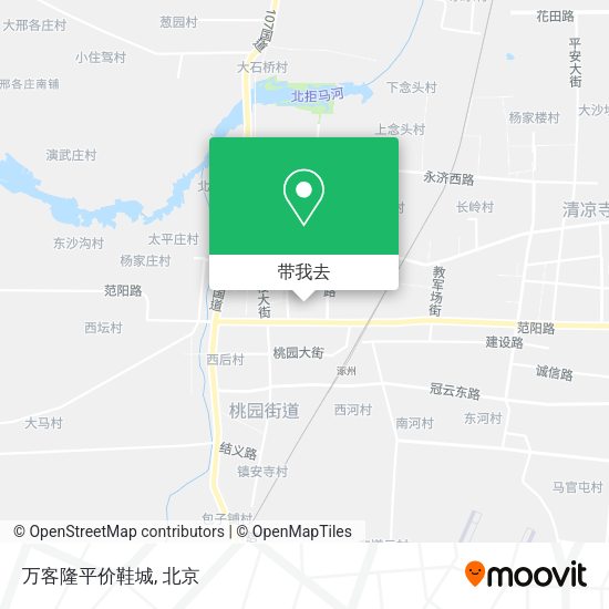 万客隆平价鞋城地图