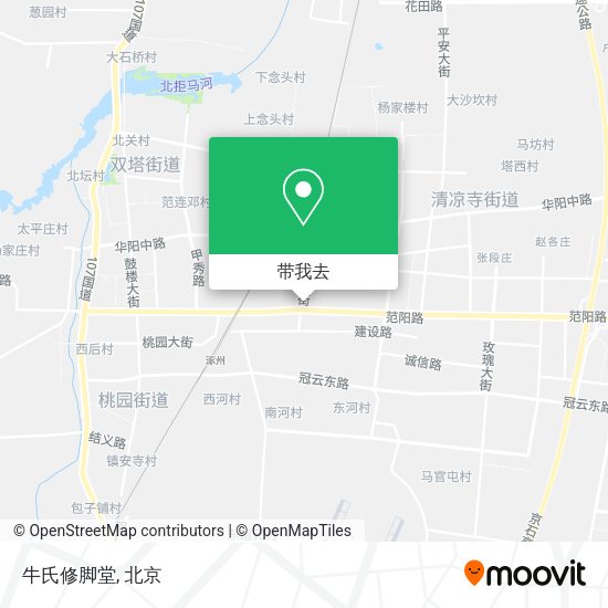 牛氏修脚堂地图