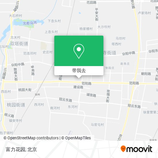 富力花园地图