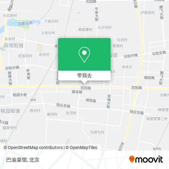 巴渝菜馆地图