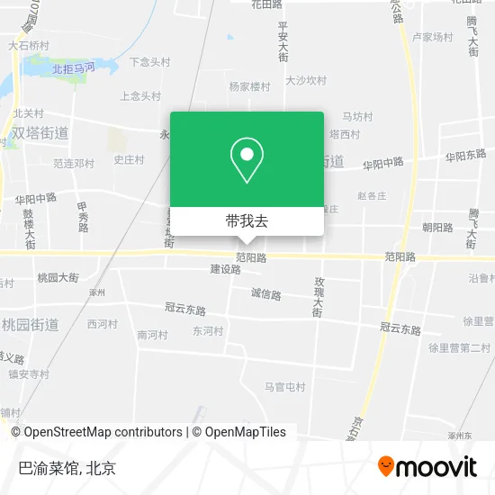 巴渝菜馆地图
