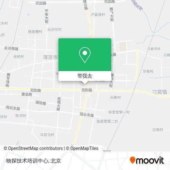 物探技术培训中心地图
