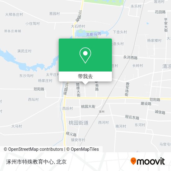 涿州市特殊教育中心地图