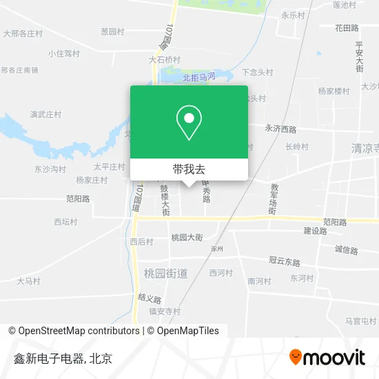 鑫新电子电器地图