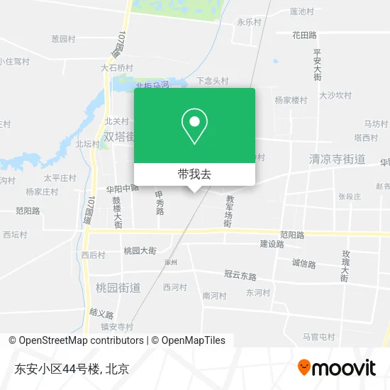东安小区44号楼地图