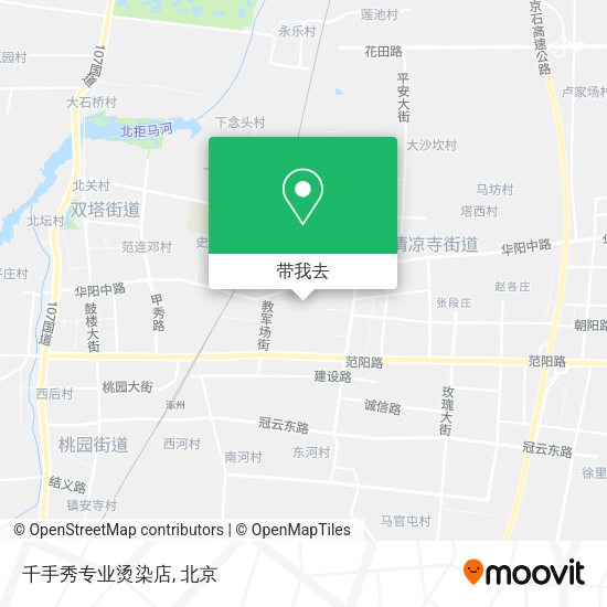 千手秀专业烫染店地图