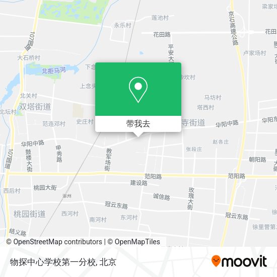物探中心学校第一分校地图