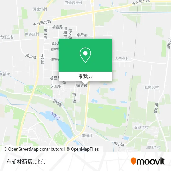 东胡林药店地图