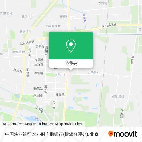 中国农业银行24小时自助银行(榆垡分理处)地图