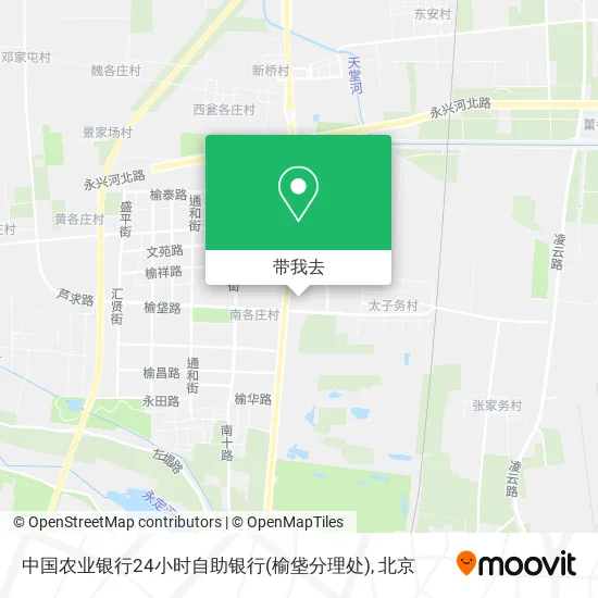 中国农业银行24小时自助银行(榆垡分理处)地图