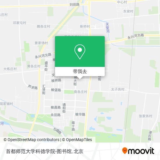 首都师范大学科德学院-图书馆地图