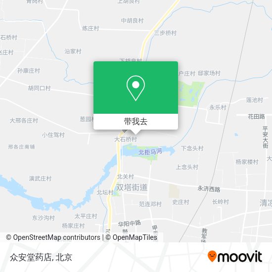 众安堂药店地图