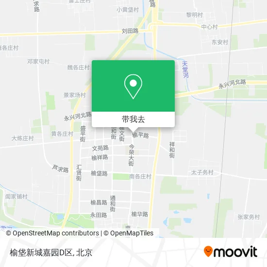 榆垡新城嘉园D区地图
