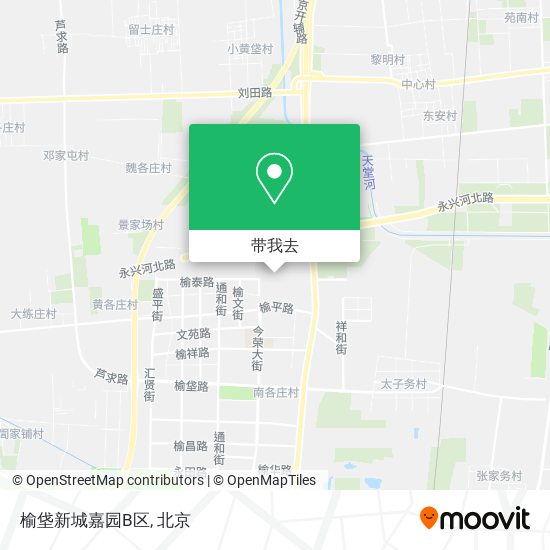 榆垡新城嘉园B区地图