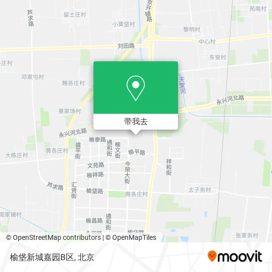 榆垡新城嘉园B区地图