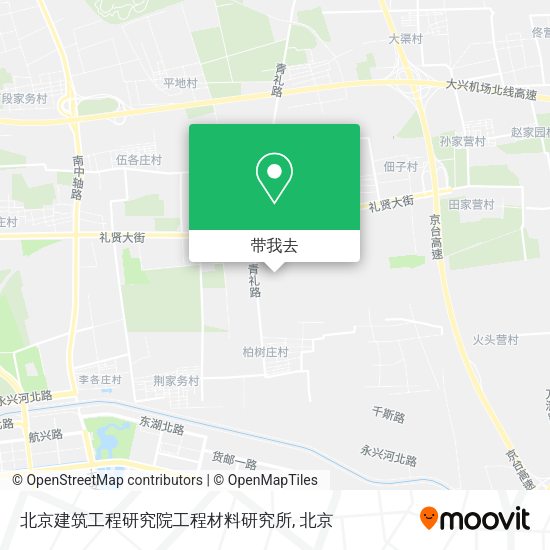 北京建筑工程研究院工程材料研究所地图