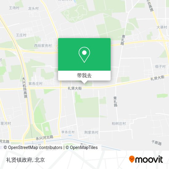 礼贤镇政府地图