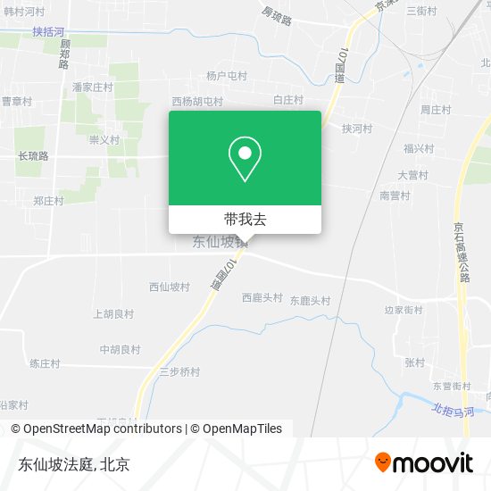 东仙坡法庭地图