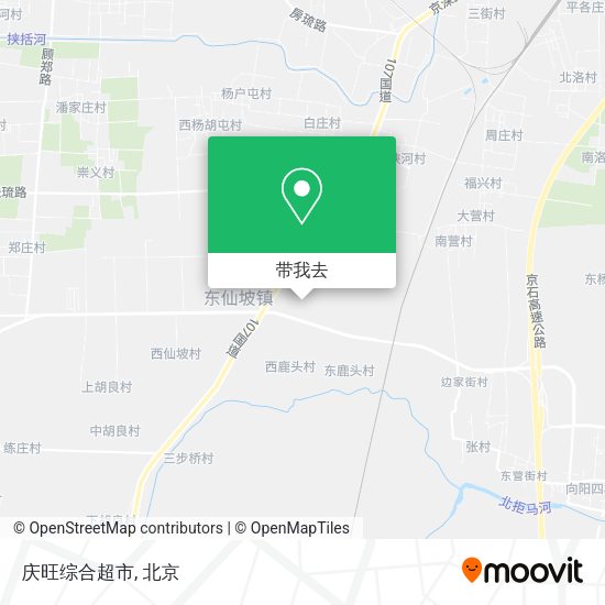 庆旺综合超市地图