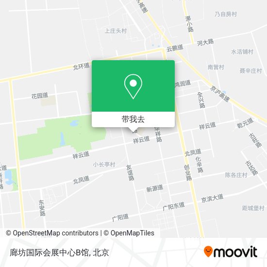 廊坊国际会展中心B馆地图
