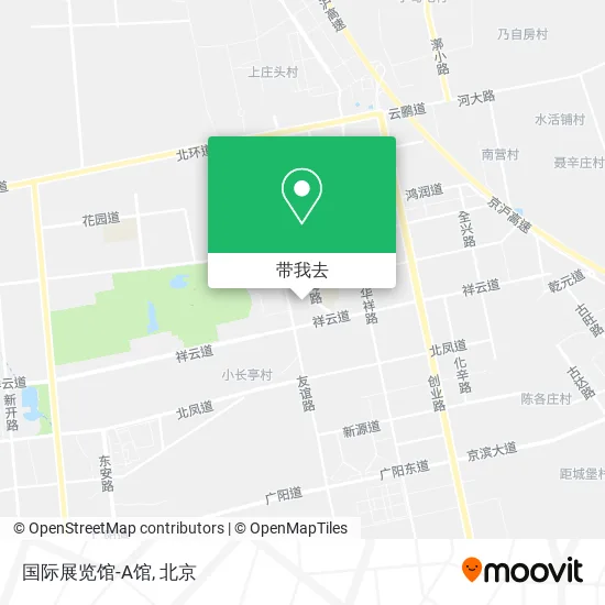 国际展览馆-A馆地图