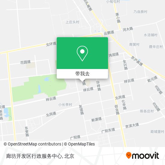 廊坊开发区行政服务中心地图
