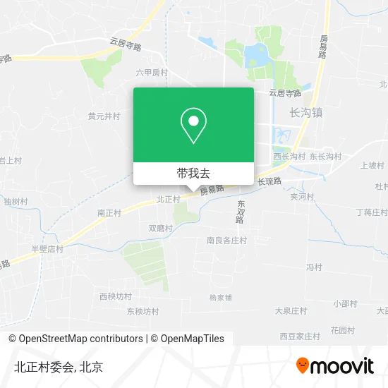 北正村委会地图