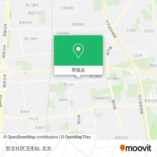 贺北社区卫生站地图