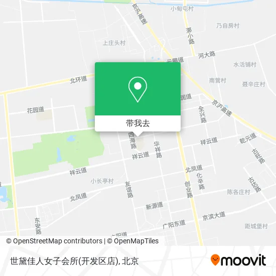 世黛佳人女子会所(开发区店)地图