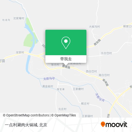 一点利涮肉火锅城地图