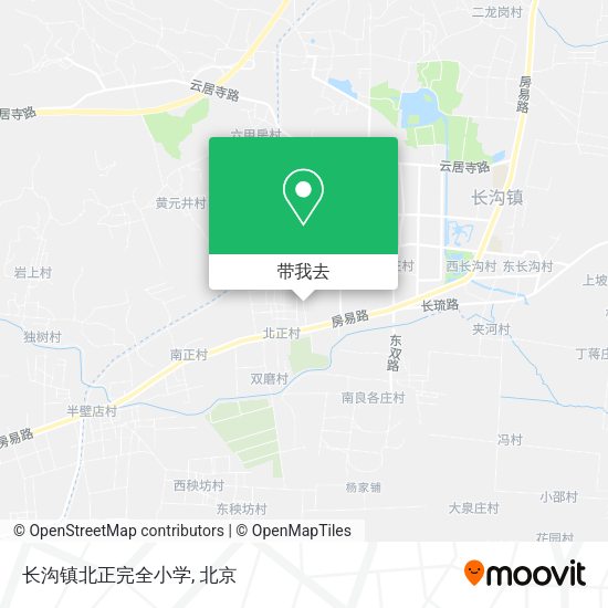 长沟镇北正完全小学地图