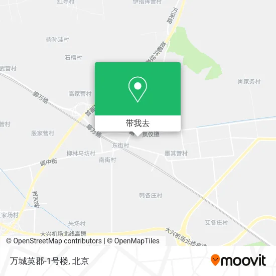 万城英郡-1号楼地图