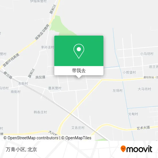 万青小区地图