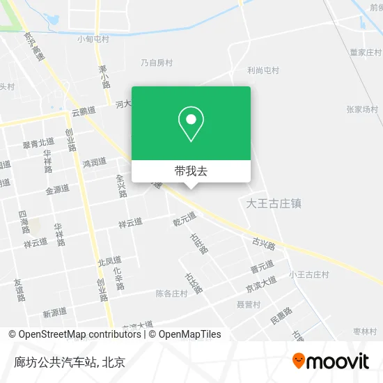 廊坊公共汽车站地图