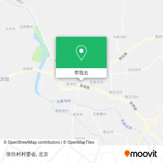 张坊村村委会地图