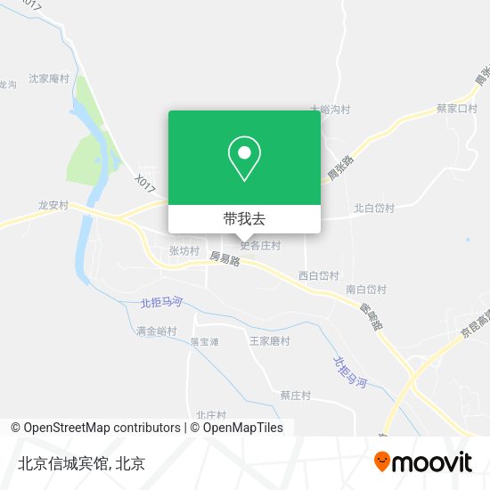 北京信城宾馆地图