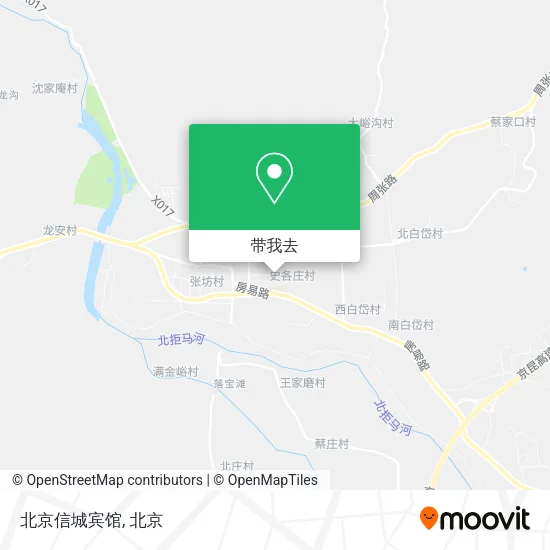 北京信城宾馆地图