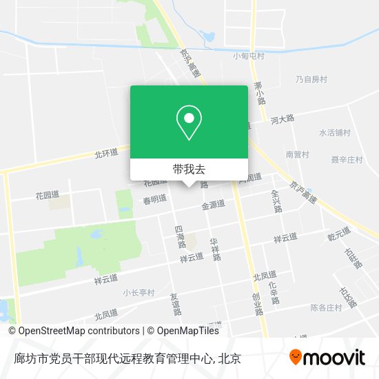 廊坊市党员干部现代远程教育管理中心地图