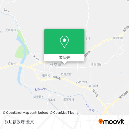 张坊镇政府地图