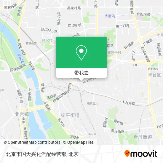 北京市国大兴化汽配经营部地图