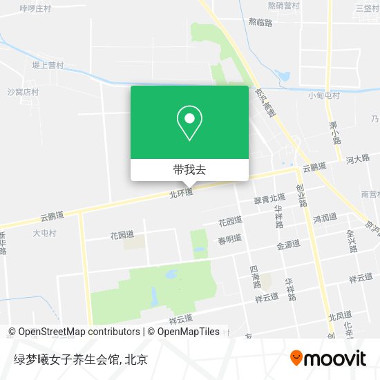 绿梦曦女子养生会馆地图