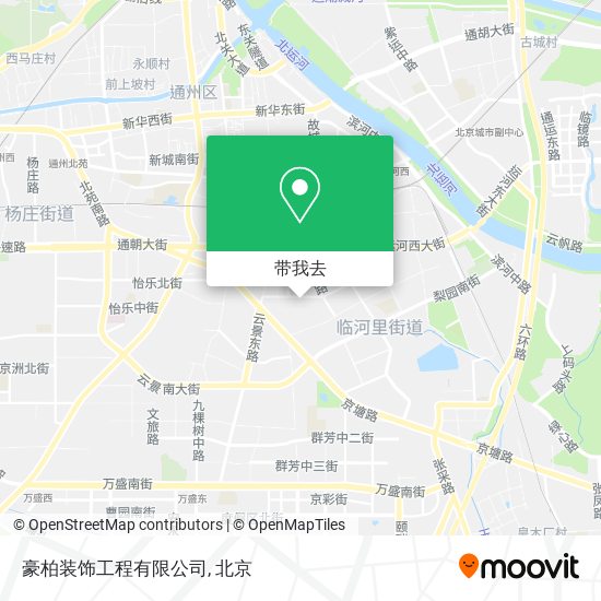 豪柏装饰工程有限公司地图