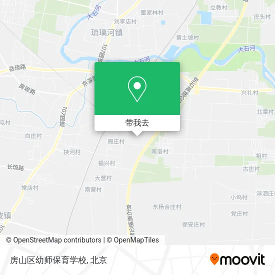 房山区幼师保育学校地图