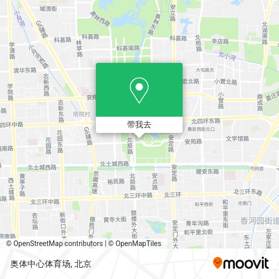 奥体中心体育场地图