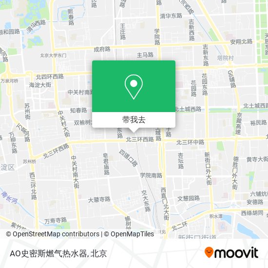 AO史密斯燃气热水器地图