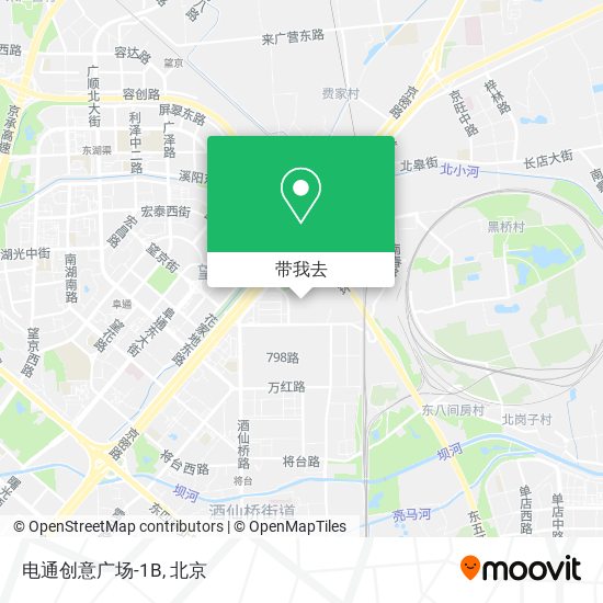 电通创意广场-1B地图
